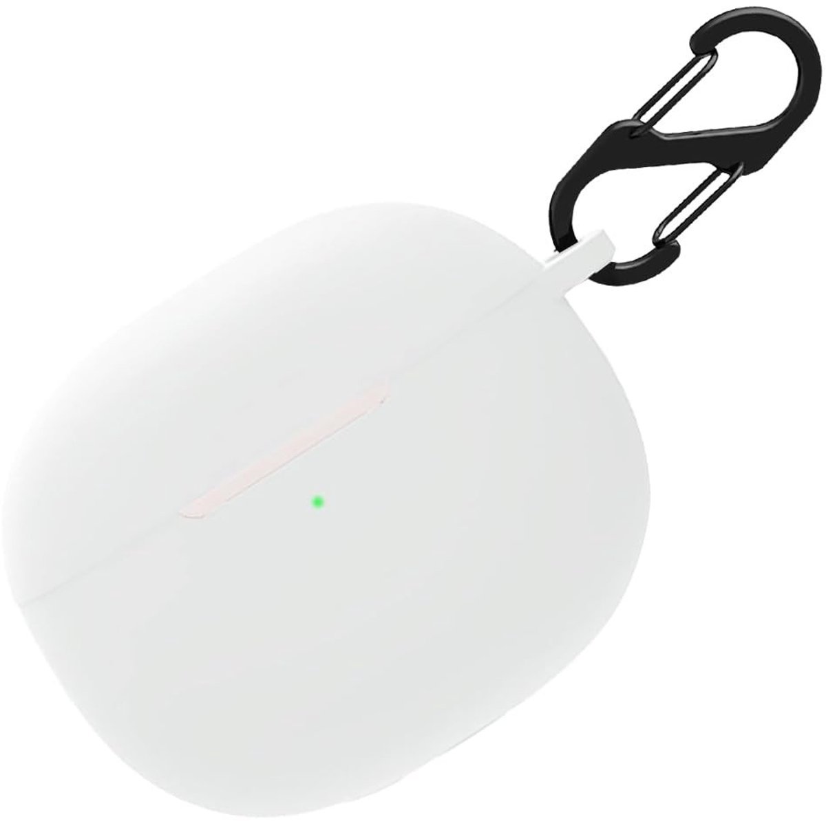 Dailygoods - Siliconen hoesje voor Xiaomi Buds 3, stootvast met sleutelhanger