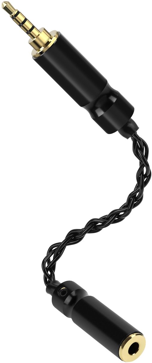 Dailygoods - 2,5 mm naar 3,5 mm Gebalanceerde Audio-Adapterkabel