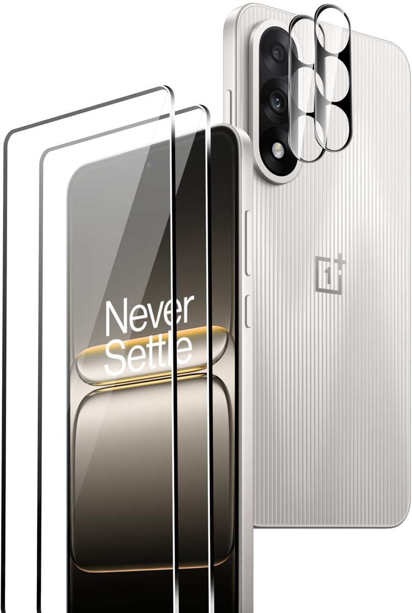 Dailygoods - Gehard Glas Bescherming voor Oneplus Nord 5 5G met Camerabescherming