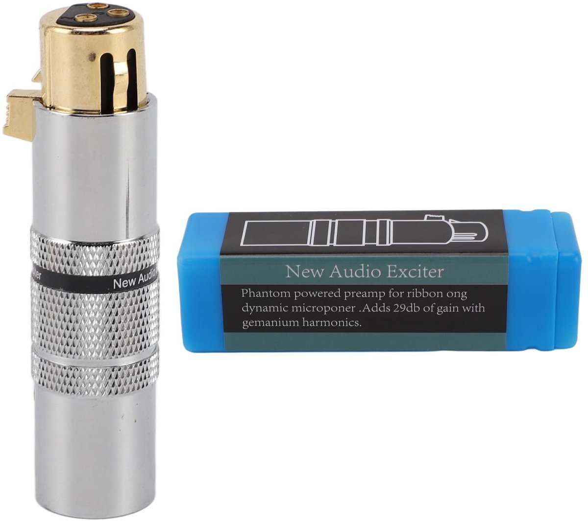 Dailygoods - Inline Microfoon Voorversterker met Gebalanceerde XLR Poort