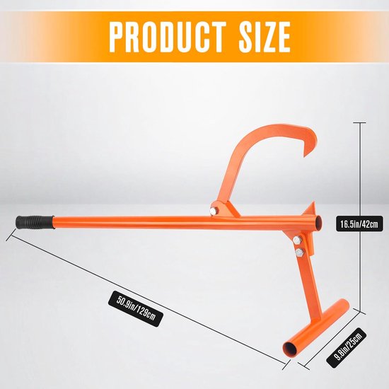 50,9" Timberjack Log Lifter, Log Roller Cant Hook - Houtkrik, Houthakgereedschap voor het rollen en optillen van de boomstammen — afbeelding 2