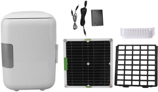 Dailygoods - Dailygoody - Mini Camping Koelkast - Draagbaar - 50W Zonne-energie - Energiezuinig - Ideaal voor Buitenactiviteiten - Compact formaat - Geschikt voor ... — afbeelding 3
