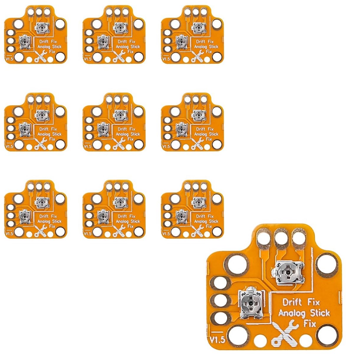 Cosensi - Dailygoods - 10 Stuks Controller Analoge Stick Drift Reparatie Set voor Gamepads