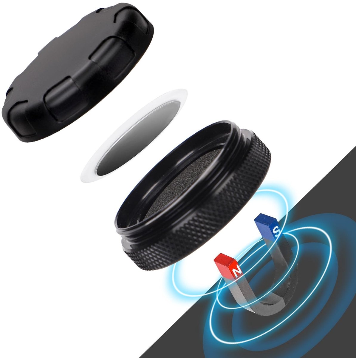 Cosensi - Dailygoods - Magnetische Funda voor Smartphones, Waterdicht en Antipérdida
