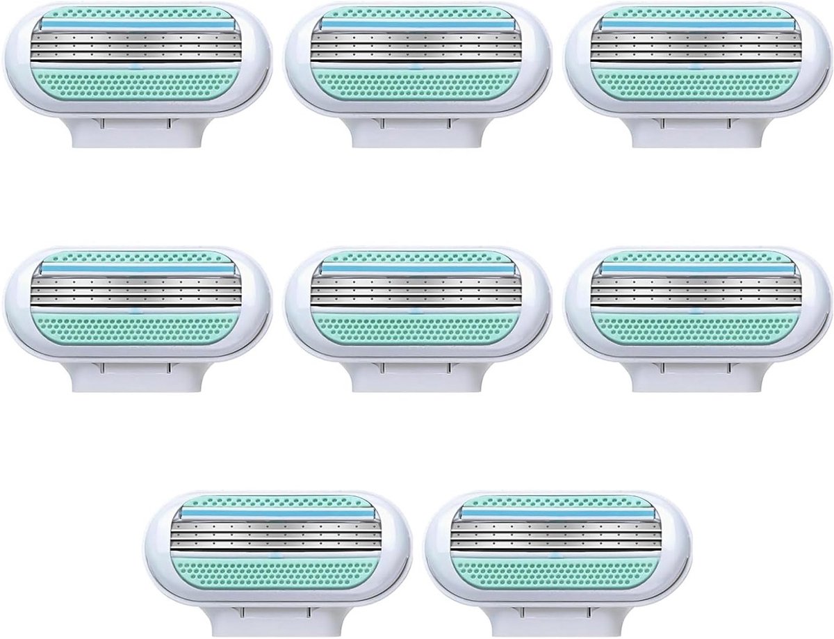Universele Scheermesjes voor Dames met Hydraterende Strip, Wasbaar en Herbruikbaar, Eenvoudig te Vervangen, Perfect voor Dagelijks Gebruik, Comfortabel en Efficiënt