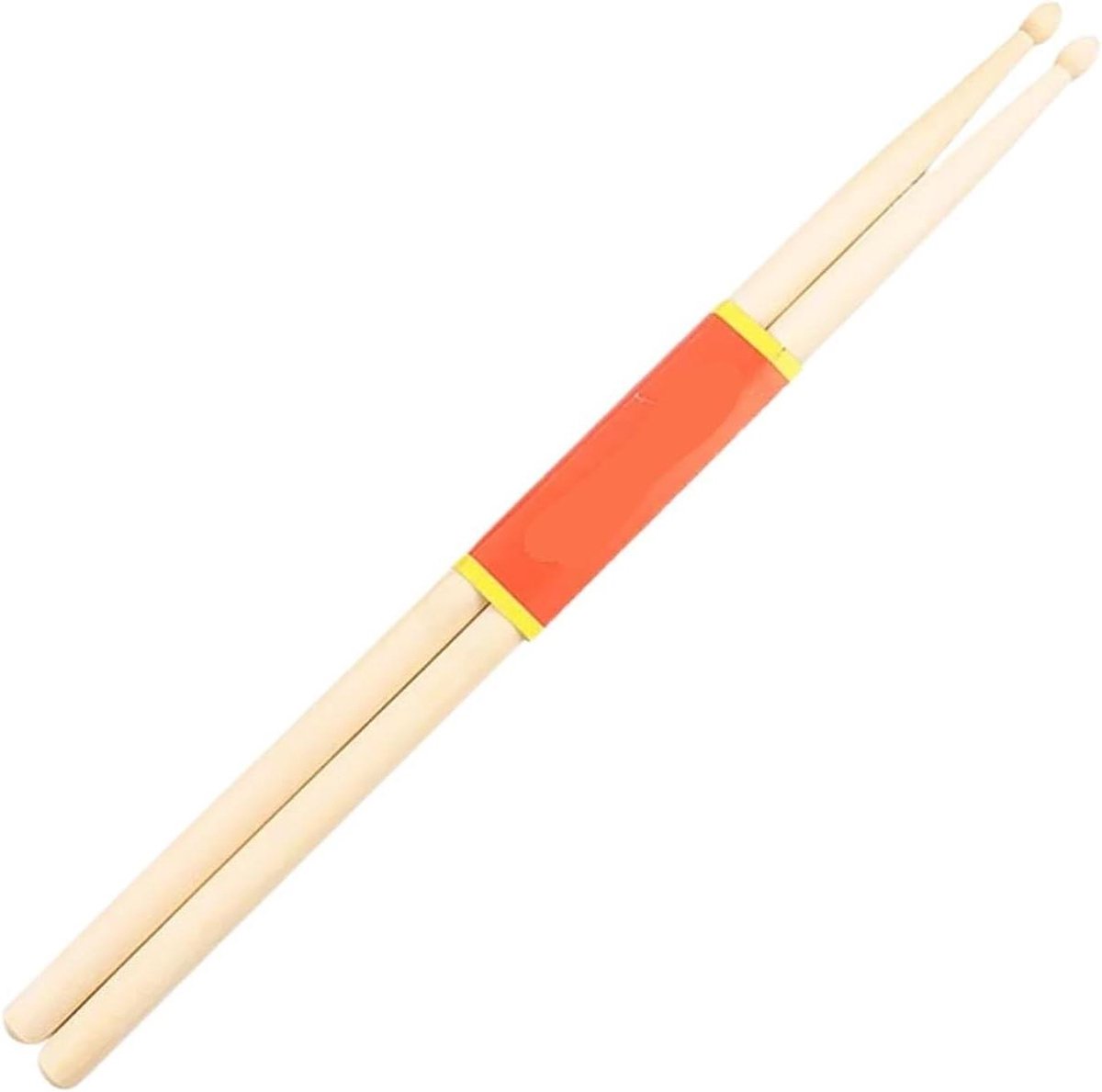 Drumstokken Set - Percussie Stokken - Muziek Maken - Ergonomische Grip - 7A Maat - Houtkleur