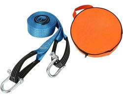 Sleepkabel Auto - Sleepriem Nylon - Voertuigen Hulp - Hoge Treksterkte - 5 Meter - Fluorescerend Groen