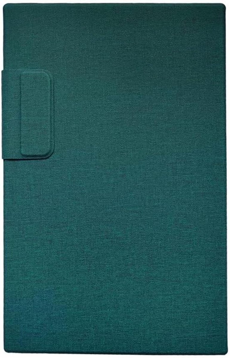 Tablethoes - Book folio - Bescherming en opslag - Magnetische sluiting - 7.3 inch - Donkergroen