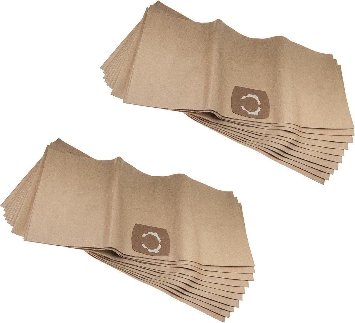 Stofzuigerzakken Papier - Reservezakken - Stofzuigen - Dubbellaags - 20 Stuks - Beige