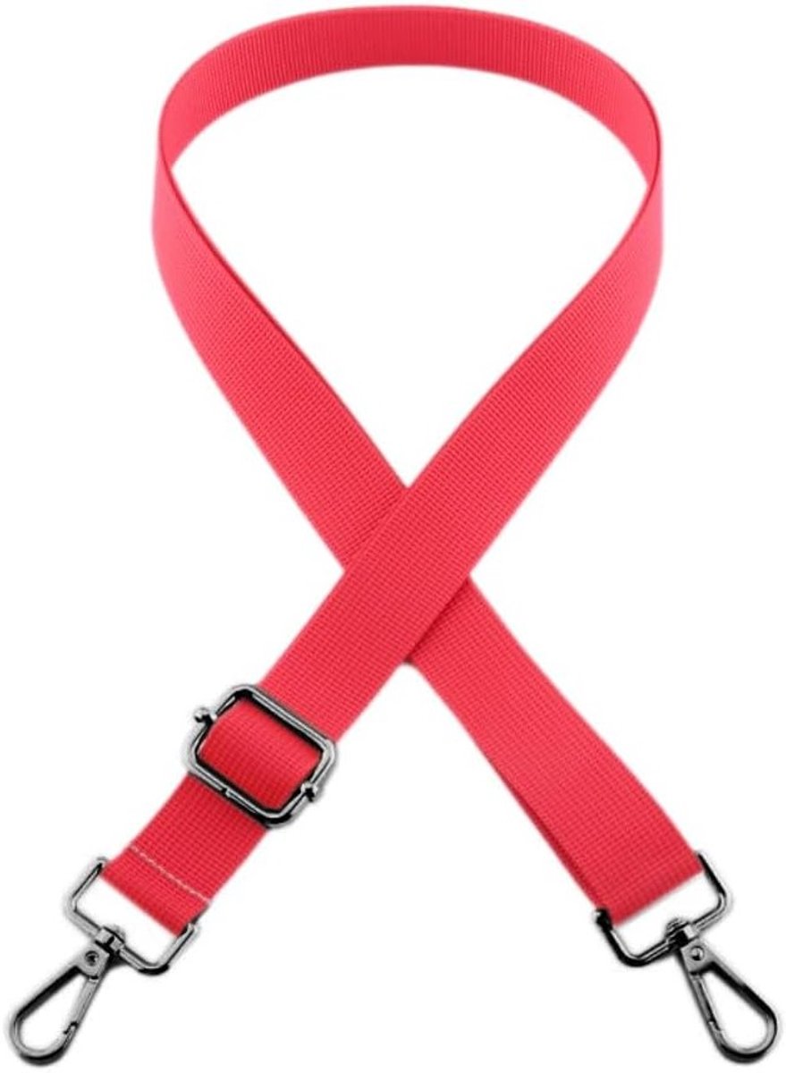 Verstelbare Tasriemen 2 Stuks, Vervangende Schouderriem, 1 Inch Breed, Geschikt voor Handtassen en DIY Projecten, Canvas Schoudertas, Rood Kleur
