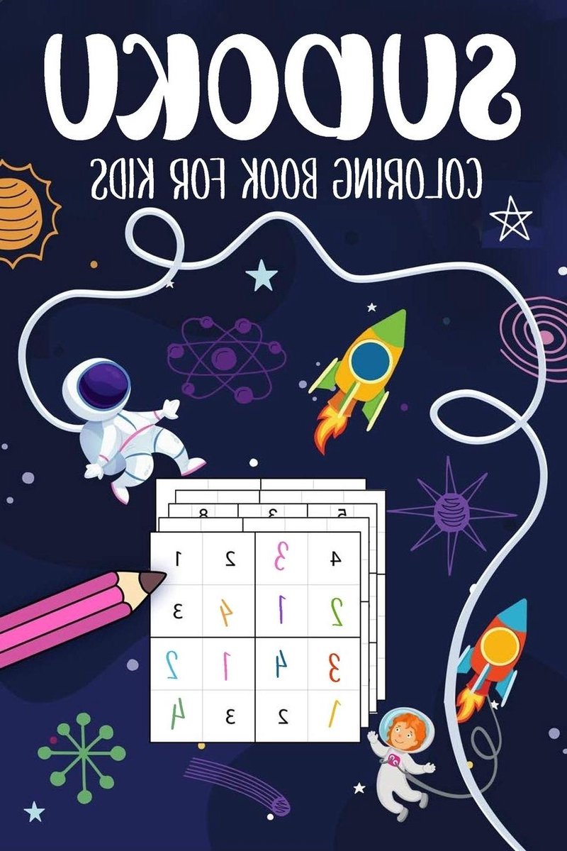 Sudoku Kleurboek - Kinderspellen - Logica Oefenen - Meerdere Rastergroottes - 76 Pagina's - Niet Van Toepassing