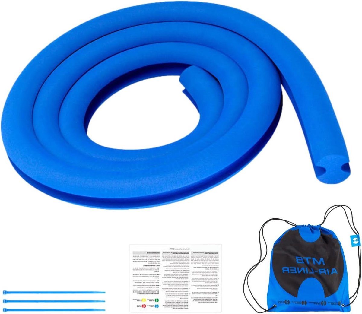 Fiets binnenband beschermer - Lekvrije bandenvoering - Comfortabel fietsen - Schuimontwerp dempt trillingen - Voor 29 inch wielen - Zwart