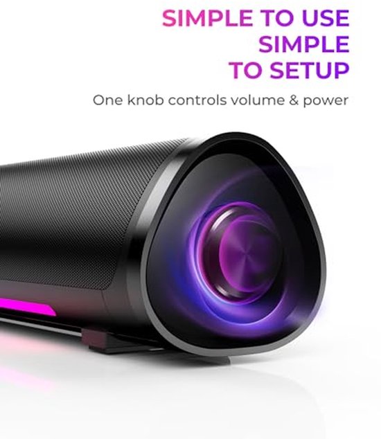 Soundbar Pc - Bekabelde en Draadloze Pc -Luidspreker - USB Mini Speaker - Audio Accessoire — afbeelding 4