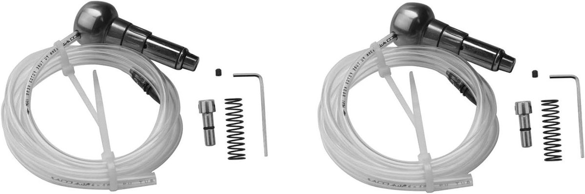 Graveer Handstuk - Metaal Bewerken - Sieraden Maken - Pneumatische Werking - 2 Sets - Zilver