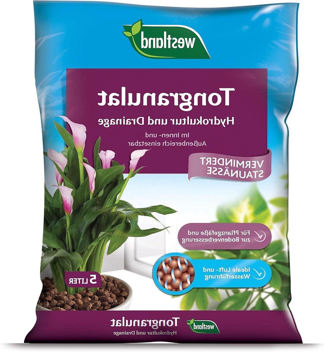 Plantaardig Granulaat - Klei Korrels - Planten Verzorgen - Optimale Drainage - 5 Liter - Bruin