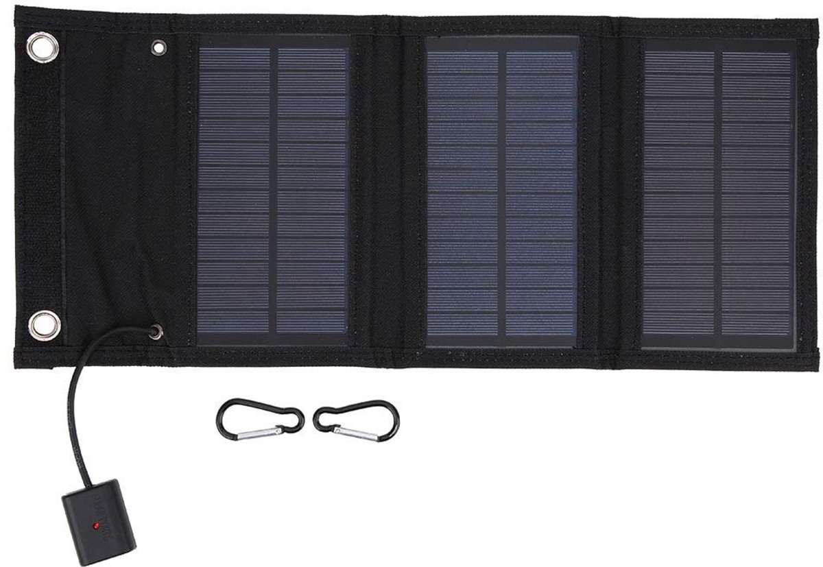SPHProducts - Draagbare zonne-oplader - Opvouwbaar zonnepaneel - Lichtgewicht en waterdicht - Geschikt voor kamperen - Ideaal voor outdoor avonturen