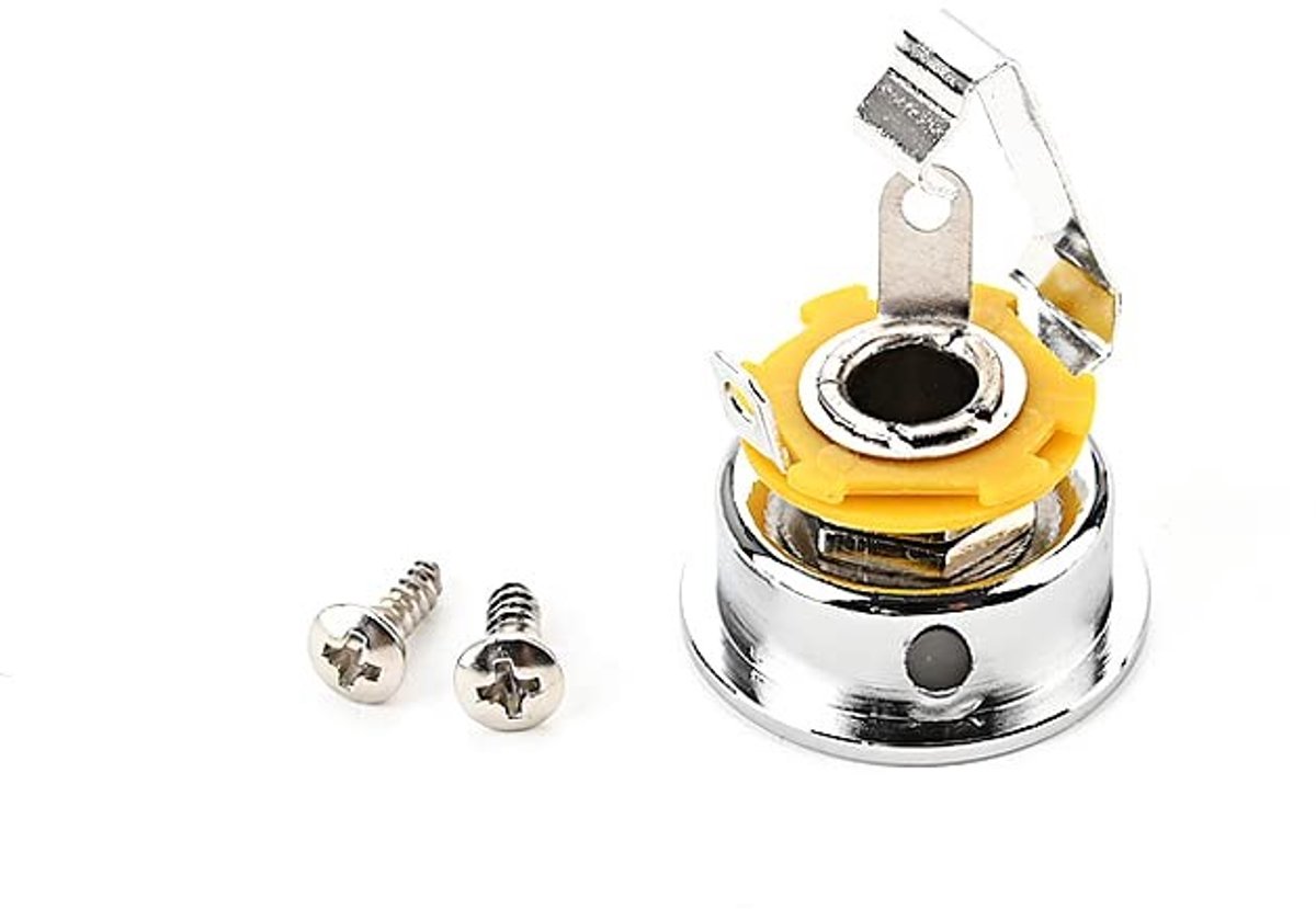 Dailygoods - Gitaar Electrosocket Plaat met 6,35mm Jack voor Elektrische Gitaar