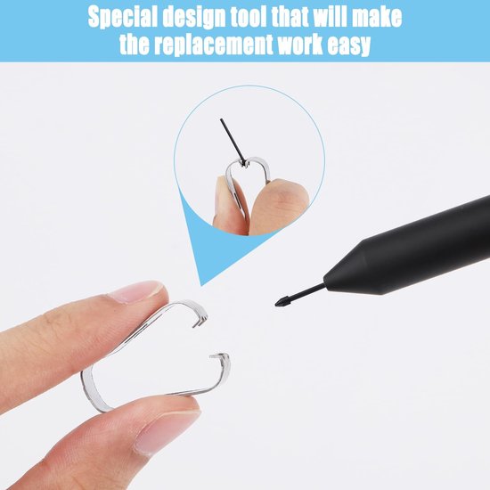 Dailygoods - Dailygoody - 20st Penpunten Vervanging voor Samsung Pen - Stylus Penpuntset - Ideaal voor Creatieve Projecten - Geschikt voor Galaxy Tab S6 Lite/S7 Fe — afbeelding 4