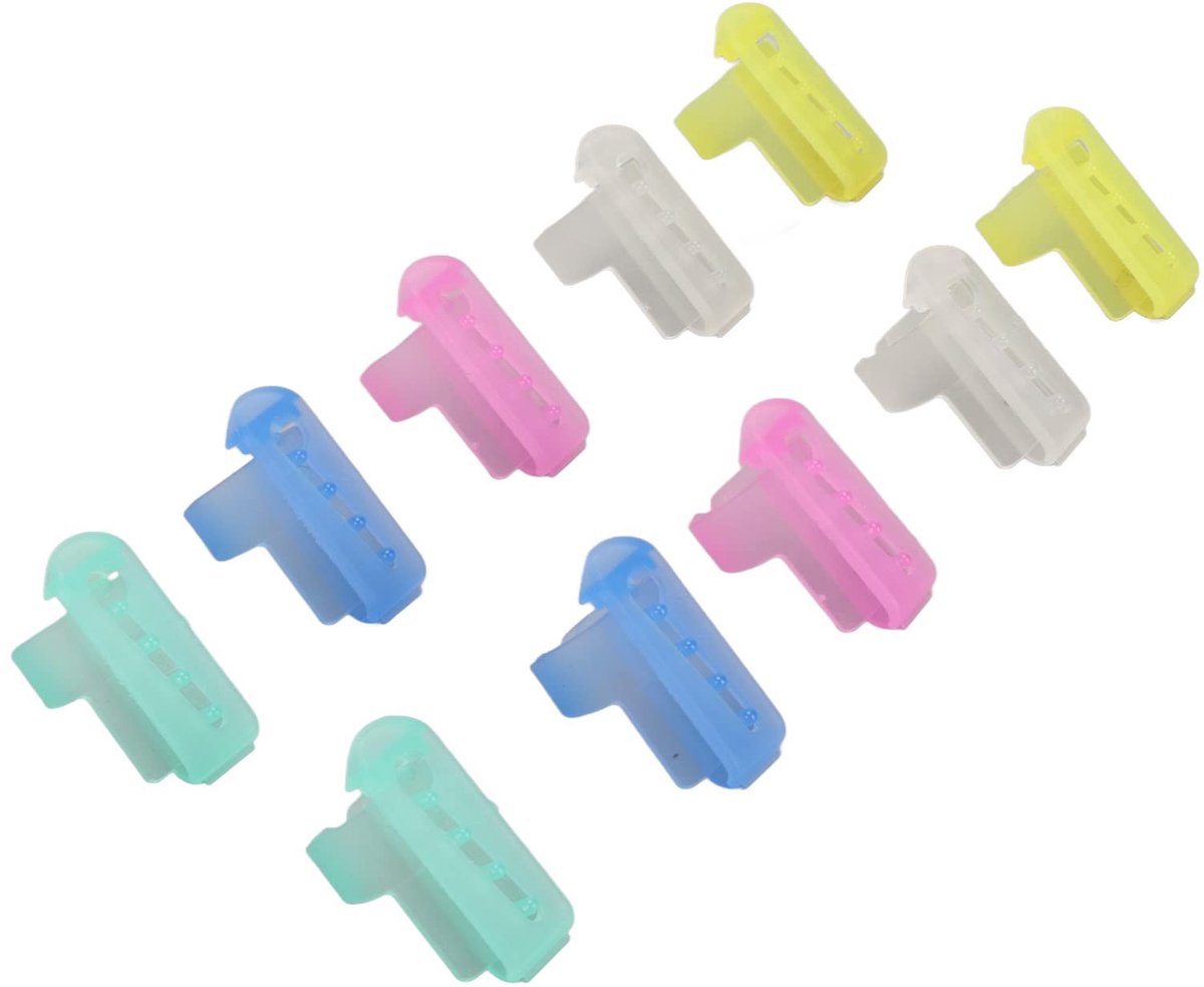 Dailygoods - Garengeleider Vingerhouder voor Breien, 10 Stuks