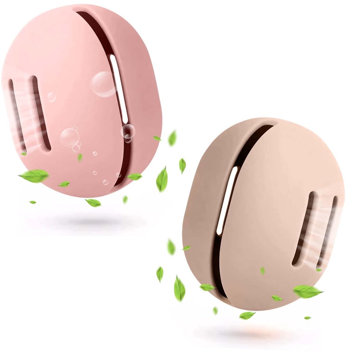 Dailygoods - Set van 2 Draagbare Opbergdozen voor Make-up Sponzen