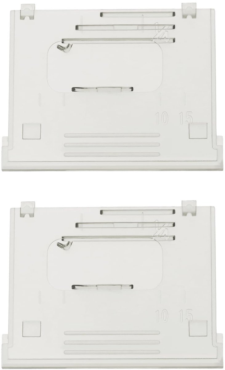 Dailygoods - 2 Stuks Bobbin Afdekplaat voor Naaimachine