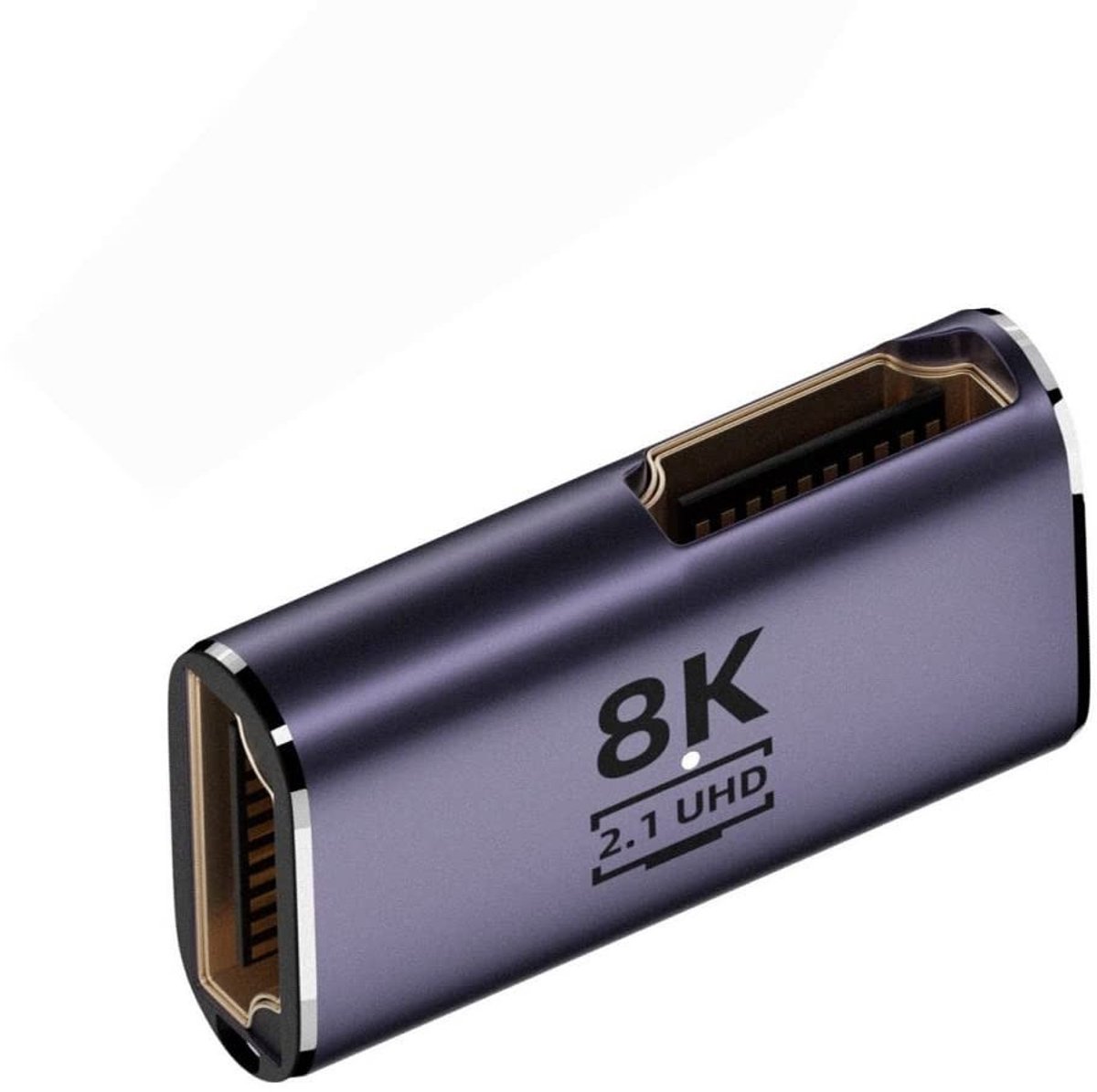 Dailygoods - HDMI 2.1 Converter Adapter Vrouwelijk naar Vrouwelijk Rechterkant