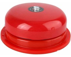 100 dB roestvrijstalen elektrische bel, 6 inch interne slag, geschikt voor brandalarmen, noodevacuatie, school- en treinstationalarmen (24V)
