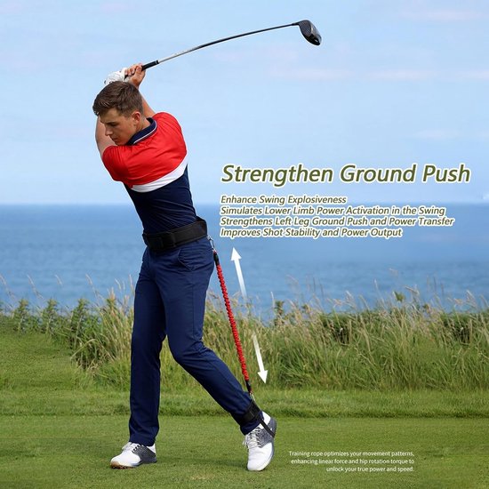 Golfswinghulp - Golf Trainingshulp - Swing Verbeteren - Verstelbare Riem - 97-123cm Riem - Niet gespecificeerd — afbeelding 3