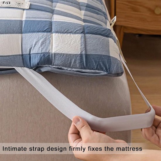 Dubbelzijdige Futonmatras - Vloerkussen Oprolbaar - Comfortabel Loungen - Afneembare Wasbare Hoes - 150 x 200 cm - C — afbeelding 4