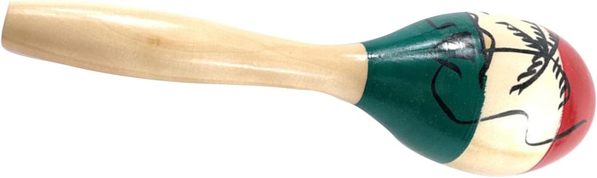 Houten Maracas - Muziekinstrumenten Rammelaars - Muziek Maken - Handgemaakt Kwaliteit - Lange Kokosnoot - Natuurlijk
