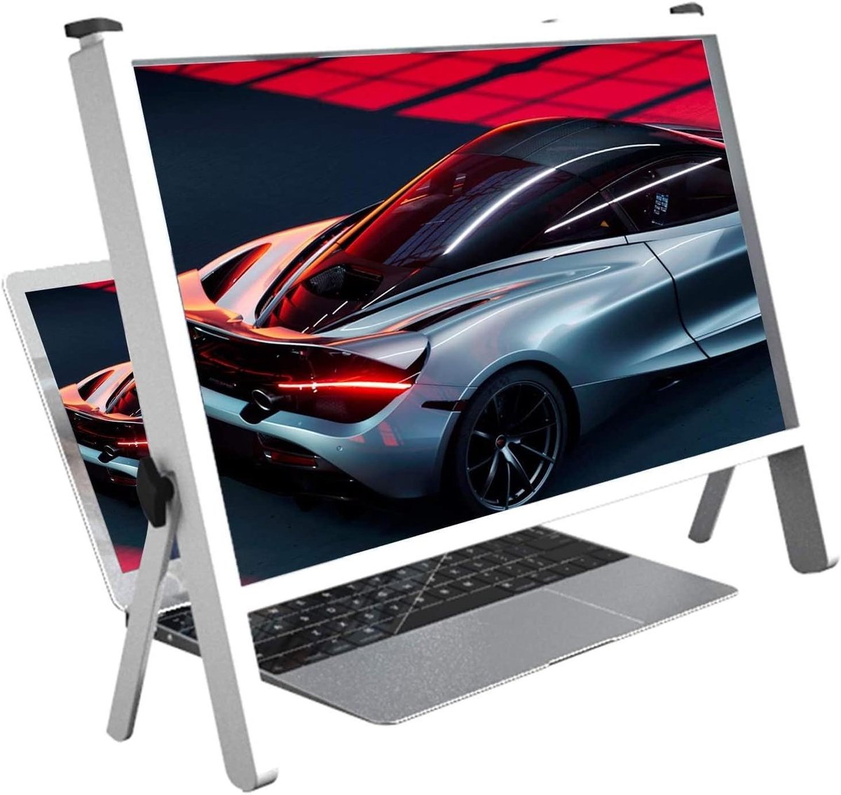 Schermvergroter Laptop - Telefoon Vergroter - Film Kijken - Instelbare Hoek - 22 Inch - Wit