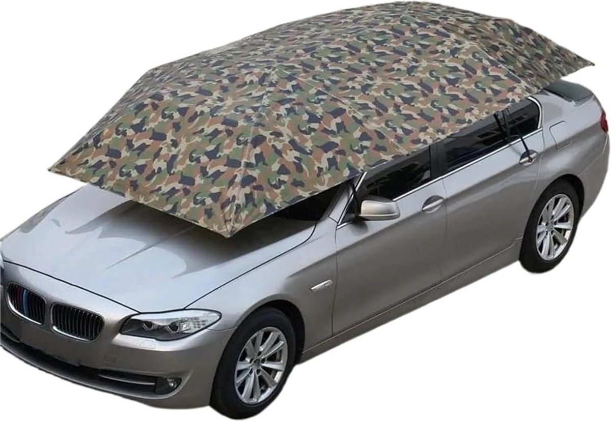 Auto Overkapping - Zonnedak Tent - Voertuig Bescherming - Afneembare Zijwanden - 4500mm - Multikleur