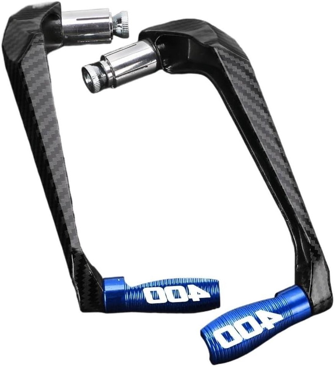 Motorfiets Hendelbeschermer - Stuurgreep Bescherming - Veiliger Rijden - CNC Aluminium - Universeel - Blauw