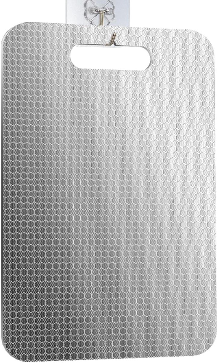 Snijplank - Keukenmat - Voedselbereiding - Dubbelzijdig ontwerp - 21 x 30 cm - Zilver