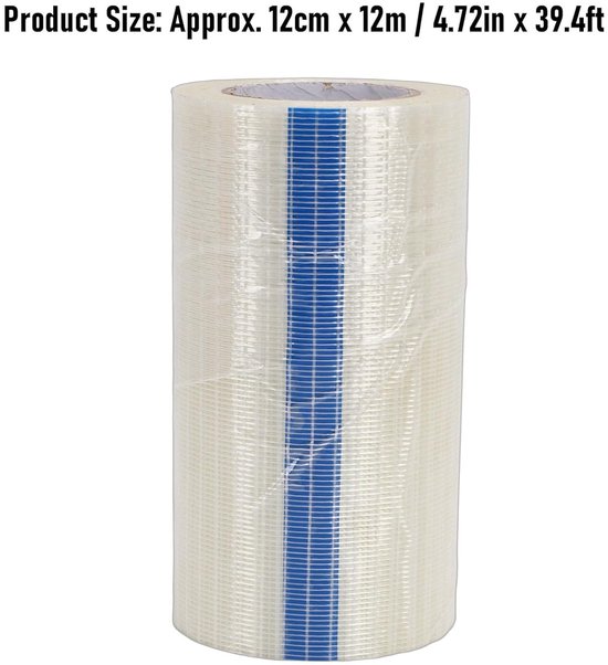 Reparatietape - Lekbestendige patch - Tenten repareren - Alle weersomstandigheden - 12 cm x 12 m - Zwart — afbeelding 3