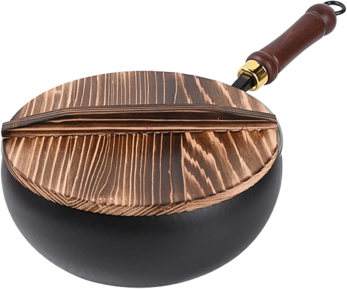 Kookwok - Roerbakpan - Thuis Koken - Traditioneel IJzer - 229 cm - Meerkleurig