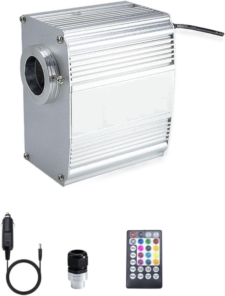 Sterrenhemel Verlichting - Auto Interieur - Sfeerverlichting Creëren - RGBW Muziek Controller - 10W - Meerkleurig