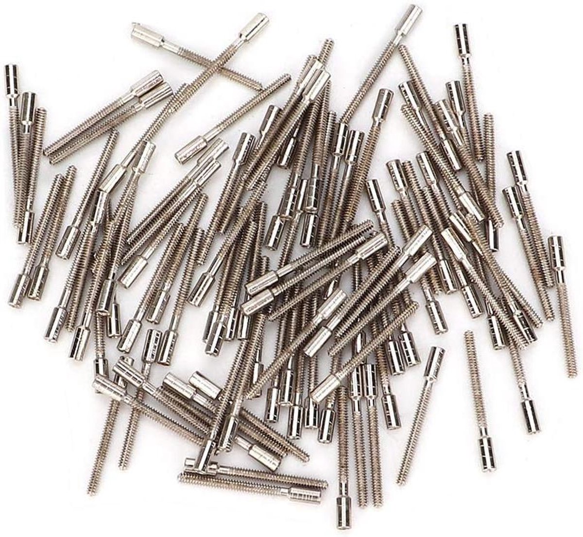 Veerpen Set - Horloge Pinnen - Horloge Reparatie - Roestvrij Staal - 100 Stuks - Zilverkleurig