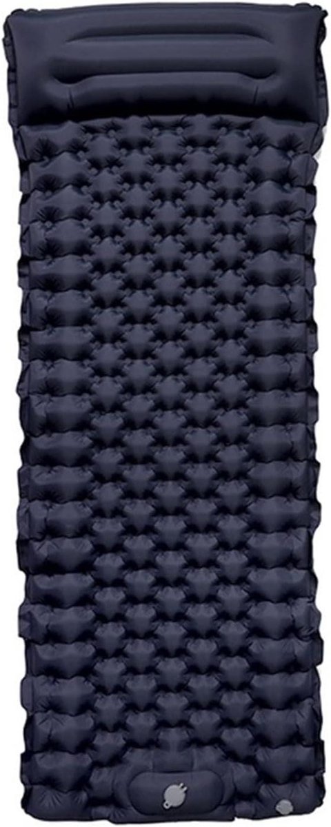 Opvouwbare Picknickdeken Camping slaapplaatsen opblaasbare lucht matrassen outdoor mat meubilair bed ultralight kussen kussen wandelen trekking met kussen Zelfopblaasbare Luchtmatras(France)