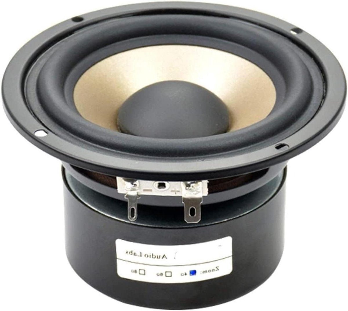 Draagbare Speaker - Hifi Geluid - Thuisbioscoop Geluid - Dubbele Magneet Bass - 4 Inch - Zwart