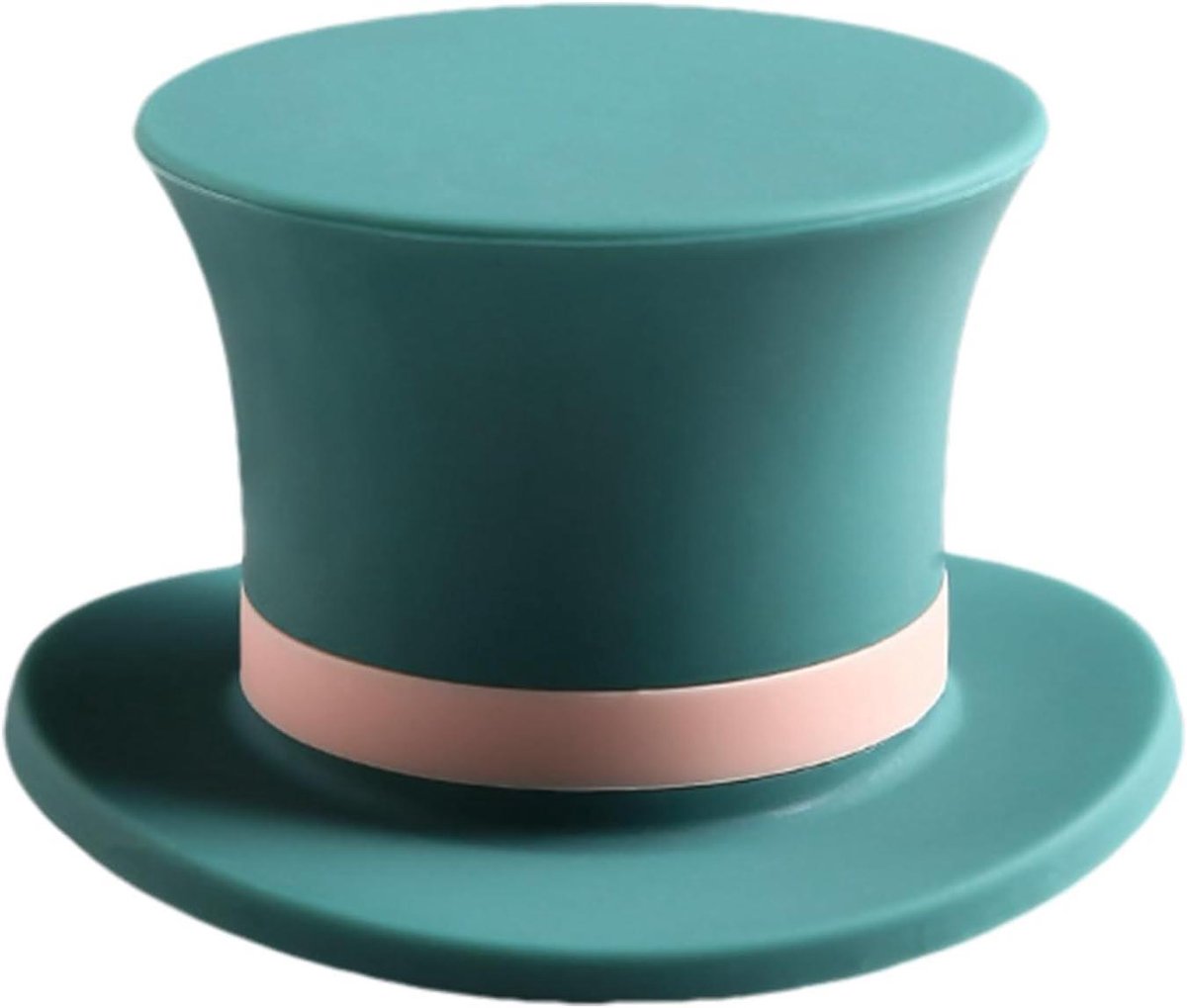Herbruikbare Wijnstoppers - Fles Sealer - Dranken Bewaren - Creatief Hoedontwerp - 10 cm - Groen