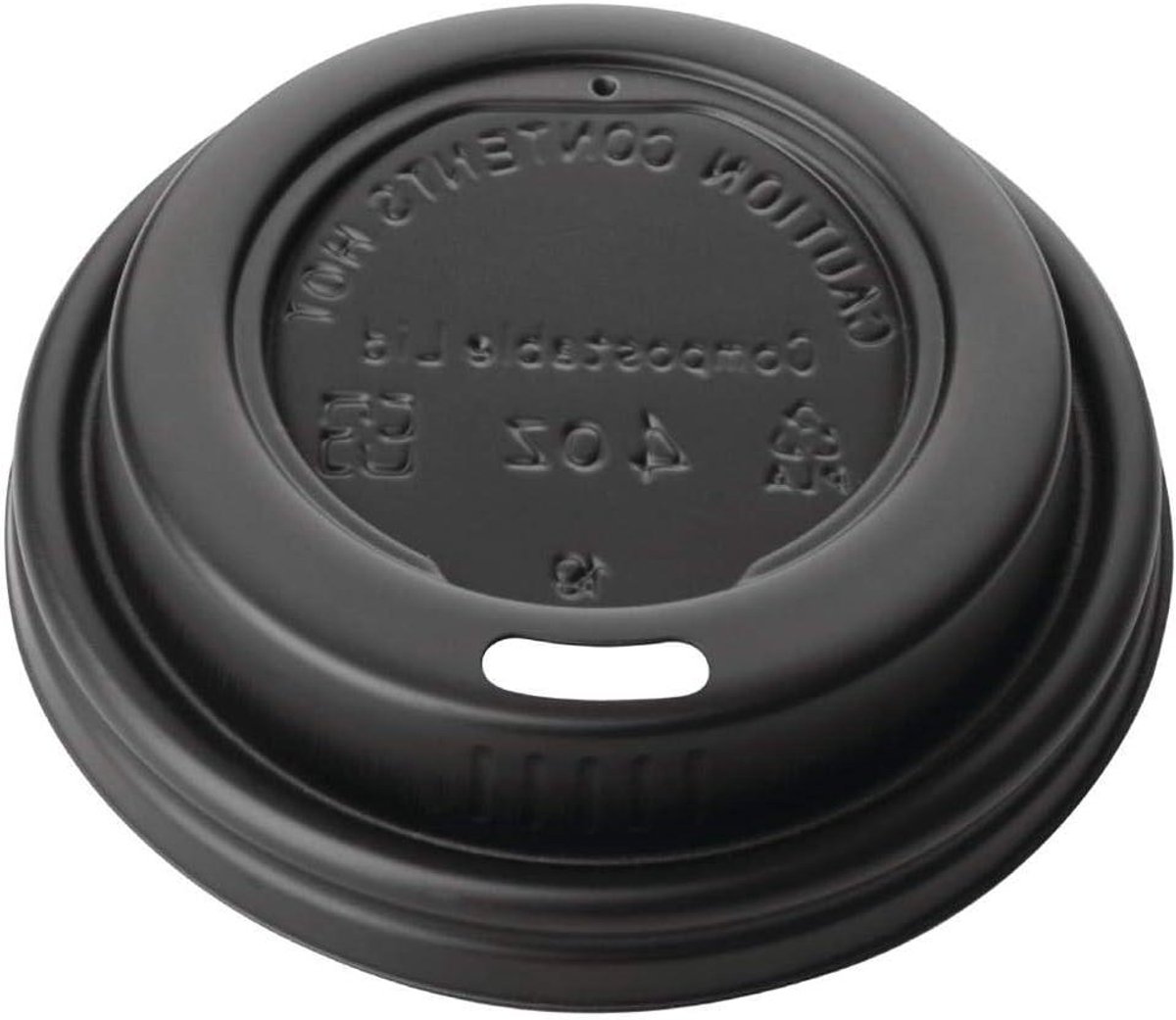 Fiesta Green DY982 Composteerbare Espresso Cup Deksels 113ml/4oz (Pack van 50)