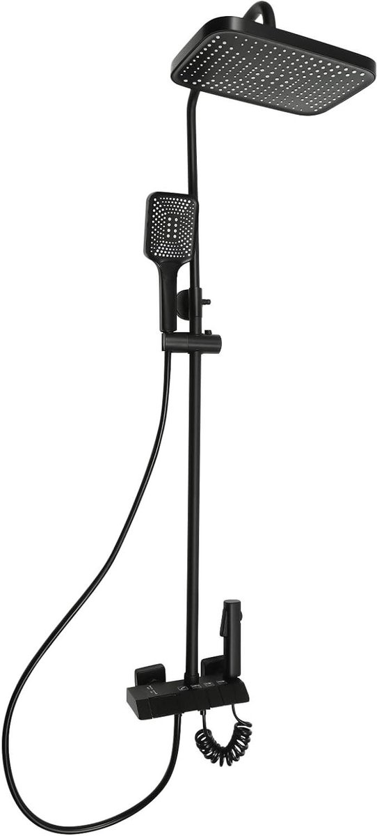 Douche Set - Regendouche Handdouche - Badkamer Vernieuwen - Hoogte Verstelbaar - 85-120 cm