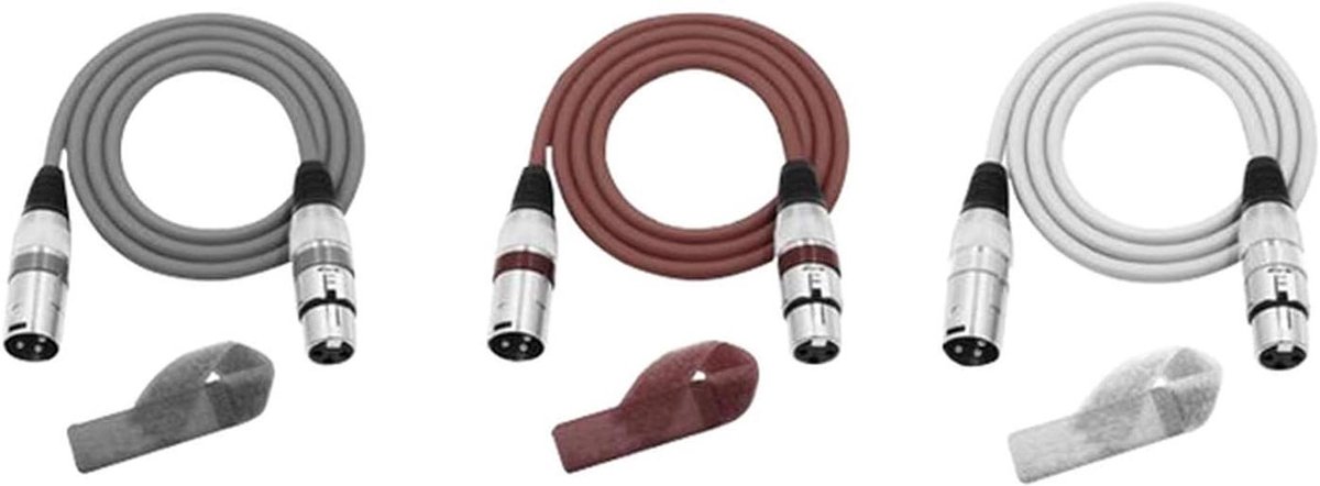 Audio Kabel - XLR Kabel - Muziek Opnemen - Dubbele Afscherming - 10 Meter - Bruin