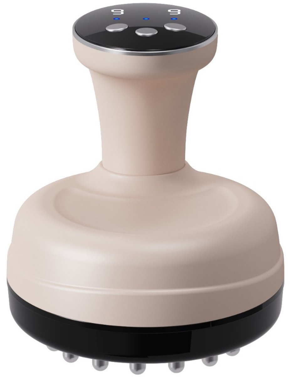 Anti-cellulitis massageapparaat, krachtige verzachter, vacutherapie, lichaamsversteviger, voor ernstige cellulitis -Micro-elektrische massage met 9 niveaus - Rode lichttherapie met 9 niveaus - Gua Sha-apparaat