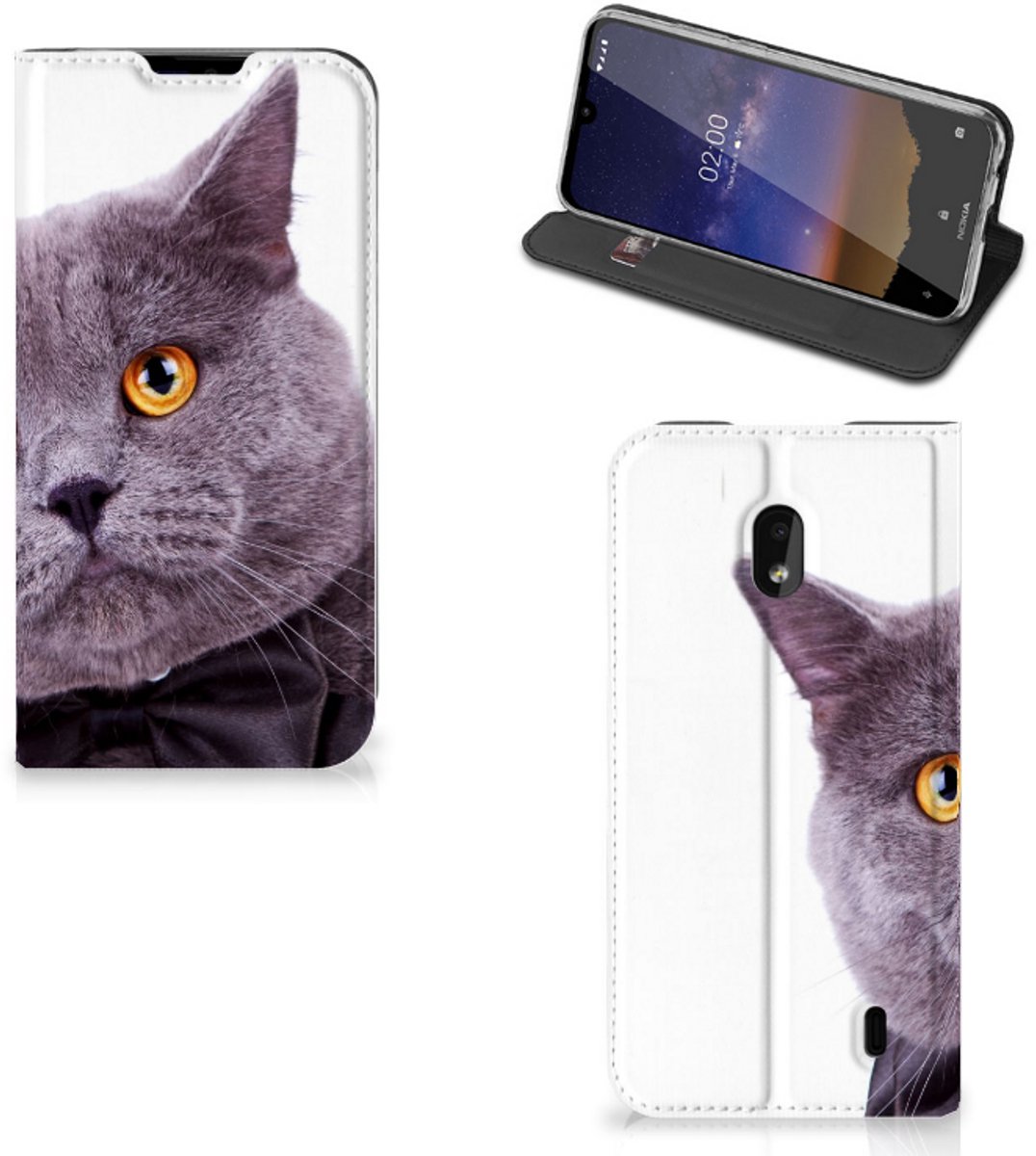 Nokia 2.2 Hoesje maken Kat
