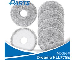 Dreame RLL77SE Dweilpads (6 Stuks, Plus.Parts® alternatief voor RMP8)