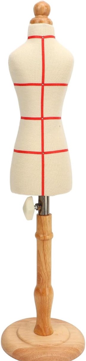 Zylo® Paspop Dames - Paspop - Etalagepop - Lichtbruin - 32cm x 26cm x 10cm