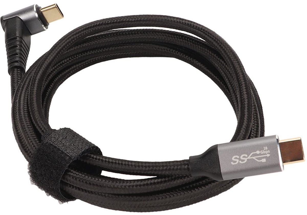 Dailygoody - USB C kabel - Snel opladen - 90 graden - 4K 60Hz - Geschikt voor Steam Deck - 150cm