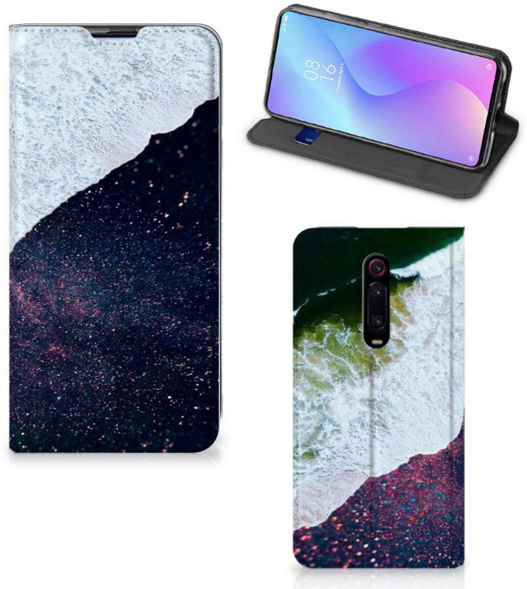Xiaomi Redmi K20 Pro Stand Case Sea in Space